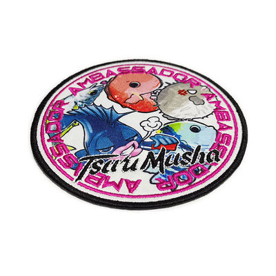 Printed Dye Sublimation Patches Embroidery Heat Transfer Patches